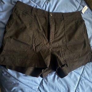 Old Navy Black Chino Shorts
